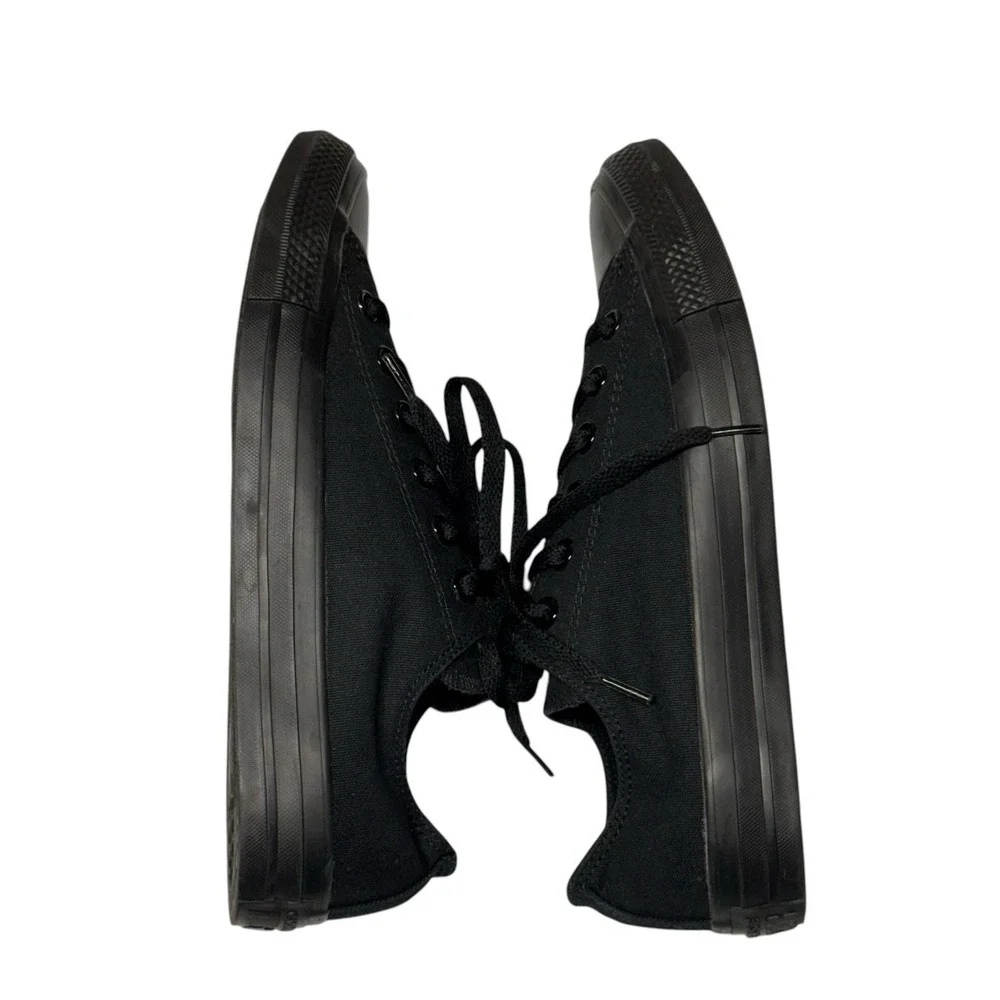 CONVERSE All Star Chuck Taylor Low Top Sneaker M5039 All black Mens 7/Womens 9 - Picture 5 of 9